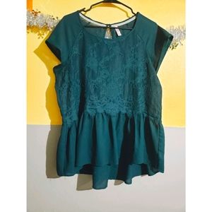 Forrest Green Blouse
